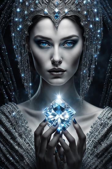 4 - woman-portrait--in-black-and-white-pale-skinsci-fi-holding-a-bright-bleu-diamond-sparkling-with--36183963.png
