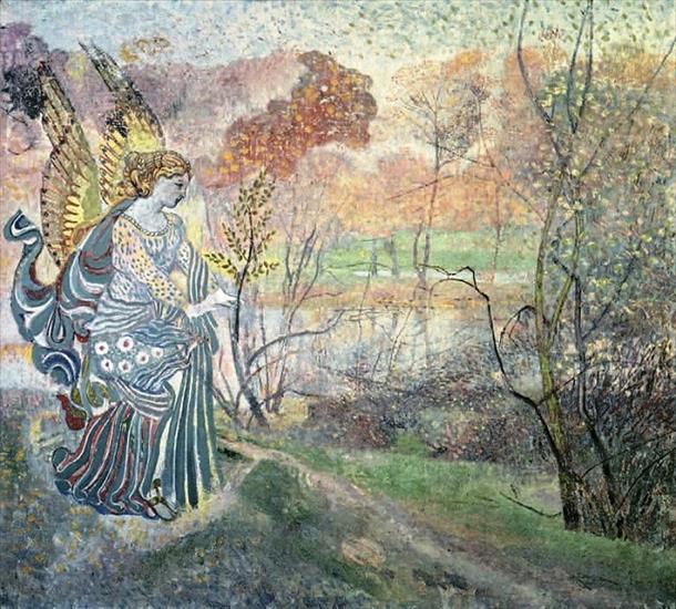 Anioły w Obrazach - Angel-of-spring.-1986.jpg